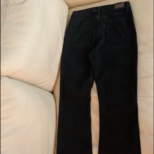 Levis 512 Boot leg. Black soft stretch. Slimming waist. Size 10, W30, L31.